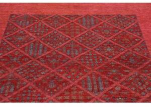 Tappeto Floralia Stilizzato Rosso Blu 165x226 Cm