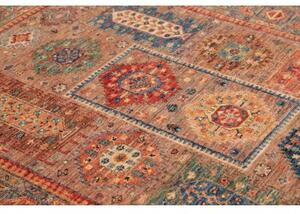 Tappeto Floralia Geometrico Rosso Mattone Blu 148x194 Cm