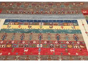 Tappeto Cromopura Geometrico Marrone Multicolore 200x254 Cm