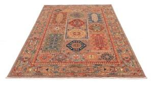 Tappeto Floralia Geometrico Rosso Mattone Blu 148x194 Cm
