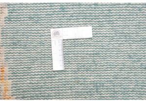 Tappeto Berbero Geometrico Verde Petrolio Avorio 243x310 Cm