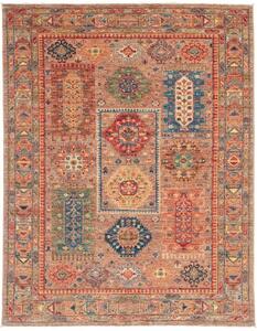 Tappeto Floralia Geometrico Rosso Mattone Blu 148x194 Cm