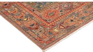 Tappeto Floralia Geometrico Rosso Mattone Blu 148x194 Cm