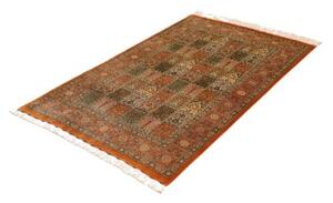 Tappeto Ghom Seta Geometrico Terracotta Ocra 97x154 Cm