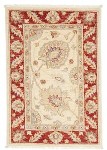 Tappeto Zigler Fine Floreale Avorio Rosso 60x88 Cm