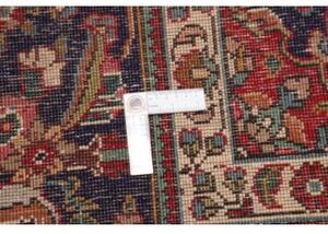 Tappeto Tabriz Medaglione Floreale Rosso Blu Scuro 258x344 Cm