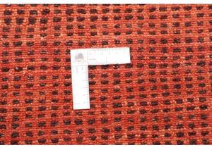 Tappeto Essenzia Geometrico Rosso Ruggine Arancione Bruciato 121x180 Cm