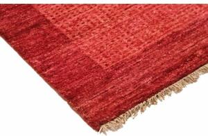 Tappeto Essenzia Geometrico Rosso Bordeaux Corsia 79x409 Cm