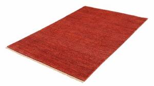 Tappeto Essenzia Geometrico Rosso Ruggine Arancione Bruciato 121x180 Cm