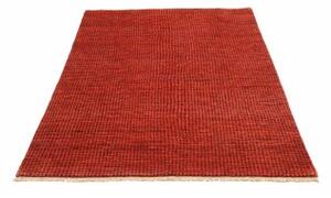 Tappeto Essenzia Geometrico Rosso Ruggine Arancione Bruciato 121x180 Cm