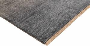 Tappeto Essenzia Geometrico Grigio Antracite Beige 202x265 Cm