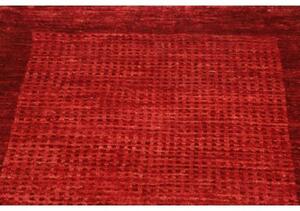 Tappeto Essenzia Geometrico Rosso Bordeaux Corsia 79x409 Cm