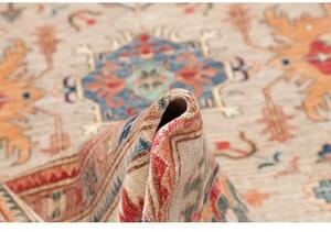 Tappeto Kazak Fine Geometrico Beige Ruggine 197x302 Cm