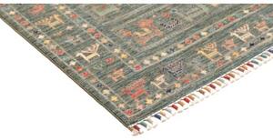 Tappeto Istintia Figurativo Blu Petrolio Beige 95x156 Cm