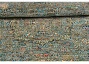 Tappeto Kairo Patchwork Verde Salvia Blu Petrolio 79x122 Cm