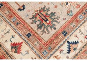 Tappeto Kazak Fine Geometrico Beige Ruggine 197x302 Cm