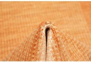 Tappeto Essenzia Geometrico Arancione Beige Corsia 75x242 Cm