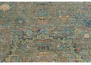 Tappeto Kairo Patchwork Verde Salvia Blu Petrolio 79x122 Cm