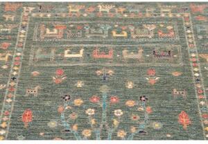 Tappeto Istintia Figurativo Blu Petrolio Beige 95x156 Cm