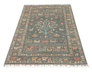 Tappeto Istintia Figurativo Blu Petrolio Beige 95x156 Cm