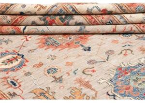 Tappeto Kazak Fine Geometrico Beige Ruggine 197x302 Cm