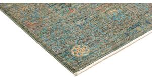 Tappeto Kairo Patchwork Verde Salvia Blu Petrolio 79x122 Cm