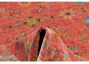 Tappeto Floralia Floreale Rosso Antico Blu Petrolio 200x297 Cm