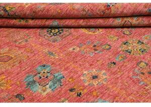 Tappeto Floralia Floreale Rosso Antico Blu Petrolio 200x297 Cm