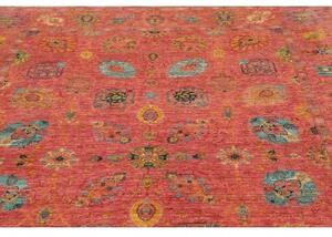 Tappeto Floralia Floreale Rosso Antico Blu Petrolio 200x297 Cm