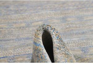 Tappeto Cromopura Geometrico Beige Azzurro 196x306 Cm