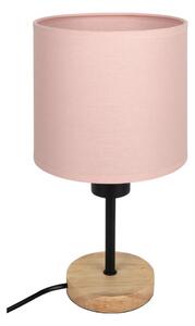 Brilagi - Lampada da tavolo BOBO WOOD 1xE27/25W/230V rovere/nero/rosa