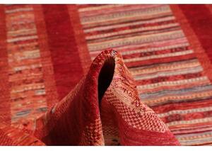Tappeto Gabbeh Nova Geometrico Rosso Arancione 243x300 Cm