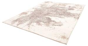 Tappeto Berbero Astratto Avorio Grigio Tortora 249x294 Cm