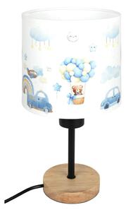 Brilagi - Lampada da tavolo BOBO WOOD 1xE27/25W/230V rovere/nera/bianca/blu/orsetti