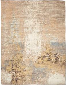 Tappeto Berbero Astratto Beige Marrone Chiaro 279x367 Cm