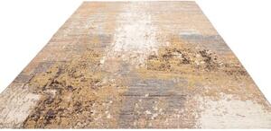 Tappeto Berbero Astratto Beige Marrone Chiaro 279x367 Cm