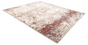 Tappeto Berbero Astratto Avorio Bordeaux 245x297 Cm