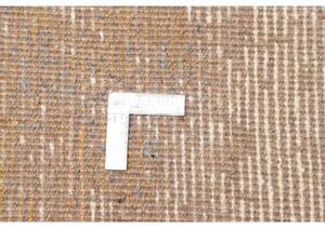 Tappeto Berbero Astratto Beige Marrone Chiaro 279x367 Cm