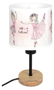 Brilagi - Lampada da tavolo BOBO WOOD 1xE27/25W/230V rovere/nera/bianca/rosa/rosa ballerina