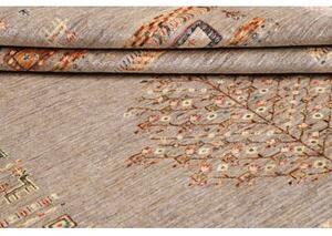 Tappeto Gabbeh Nova Figurativo Tortora Multicolore 171x236 Cm