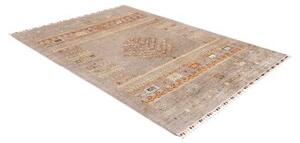 Tappeto Gabbeh Nova Figurativo Tortora Multicolore 171x236 Cm