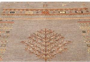 Tappeto Gabbeh Nova Figurativo Tortora Multicolore 171x236 Cm