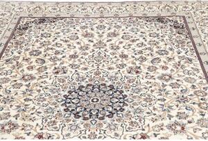 Tappeto Nain 9la Medaglione Floreale Avorio Blu Scuro 205x318 Cm
