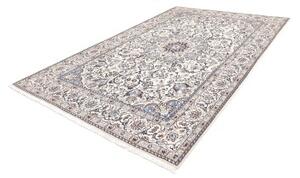 Tappeto Nain 9la Medaglione Floreale Avorio Blu 207x322 Cm