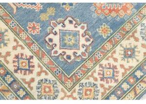 Tappeto Kazak Geometrico Blu Beige 122x178 Cm