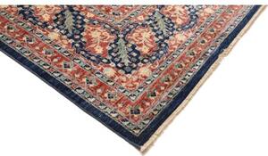 Tappeto Floralia Floreale Blu Notte Rosso Corallo 297x427 Cm