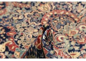 Tappeto Floralia Floreale Blu Notte Rosso Corallo 297x427 Cm