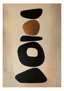 Dipinto stampato dipinto su tela 70x100 cm Stones – Styler