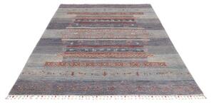 Tappeto Gabbeh Nova Geometrico Viola Blu 167x248 Cm