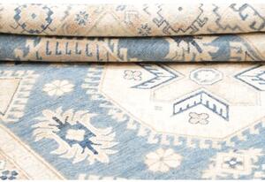 Tappeto Kazak Geometrico Azzurro Beige 185x266 Cm